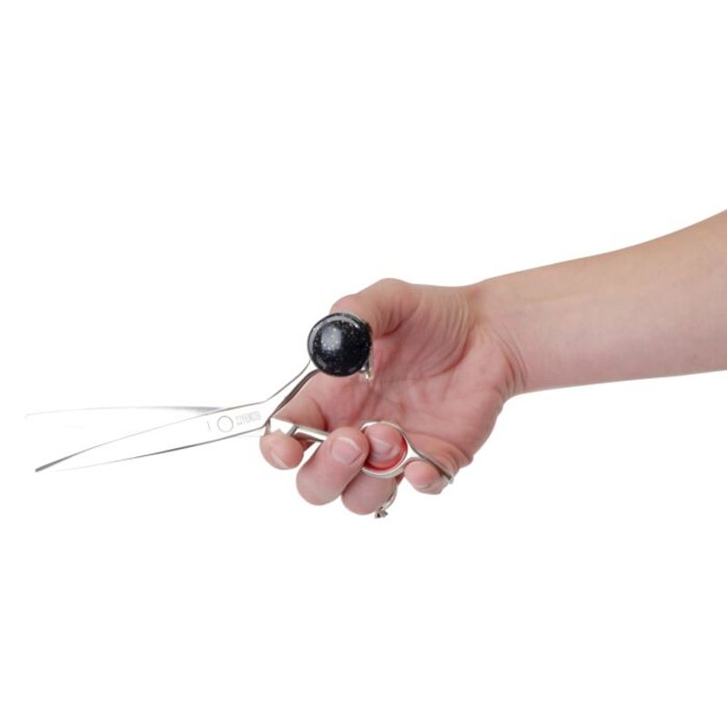 Scissor Training Ring 2 Pcs Black Glitter 22 mm, Show Tech