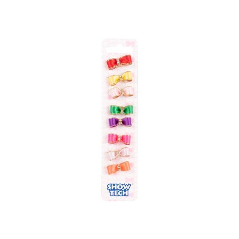 Molly Sparkle Bow with Elastic Bows with Rhinesto, ShowTech